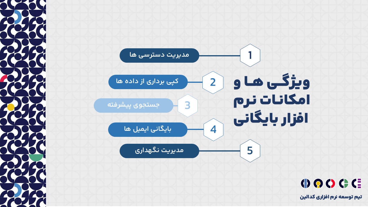 نرم افزار بایگانی چه ویژگی هایی دارد؟